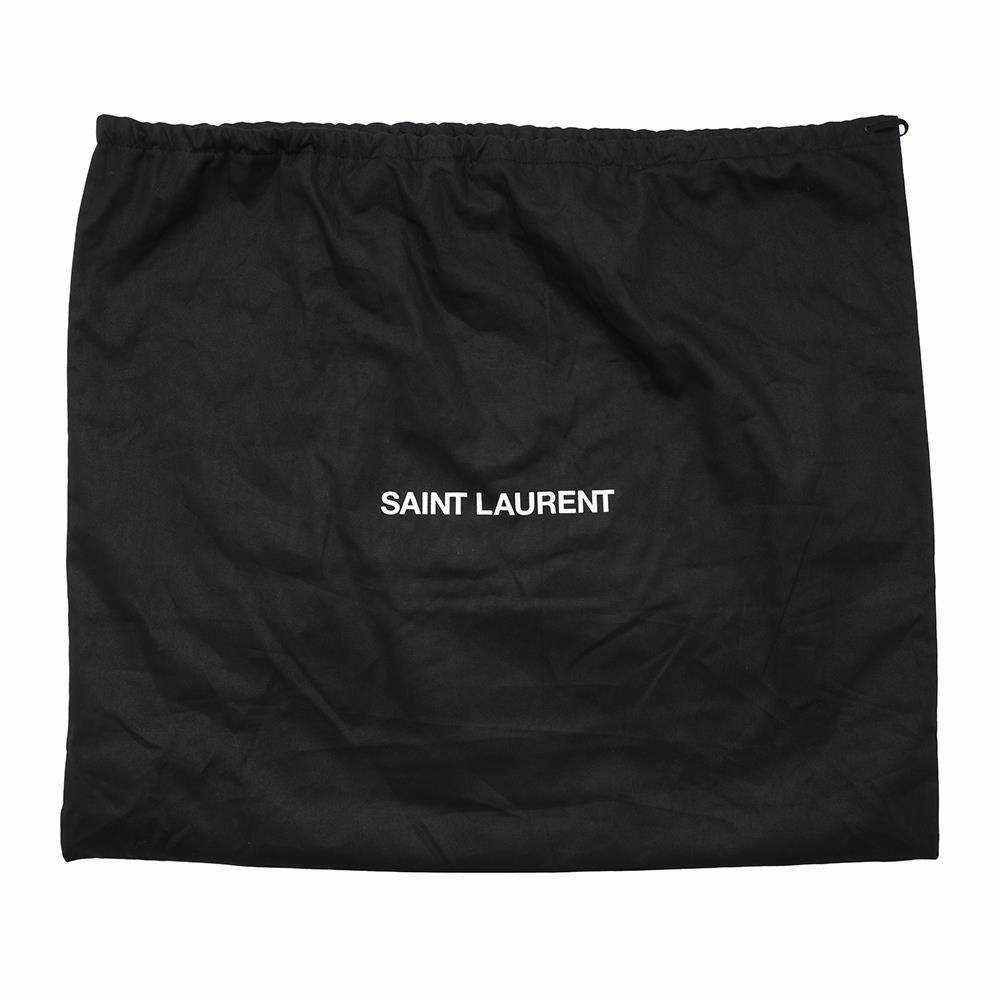 サンローランパリ ハンドバッグ ダッフル ポーラー レザー 533480 SAINT LAURENT PARIS ショルダーバッグ 黒