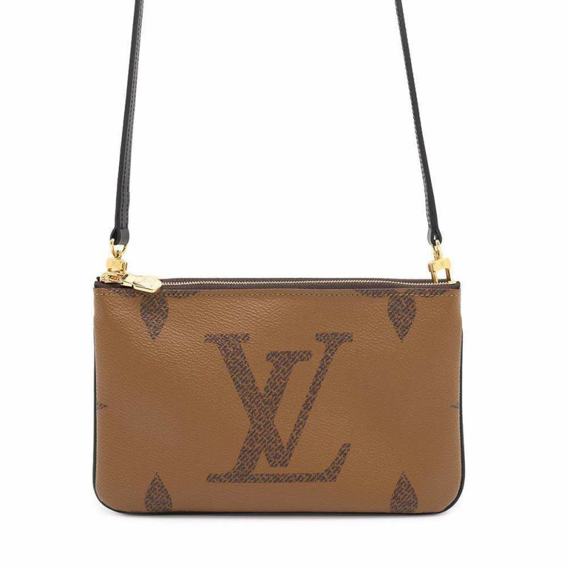 ルイヴィトン ショルダーバッグ モノグラム・ジャイアントリバース ポシェット・ドゥーブル ジップ M69203 LOUIS VUITTON クラッチ