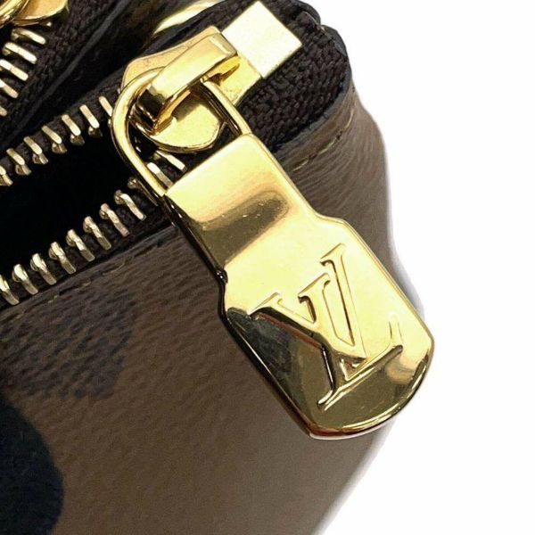 ルイヴィトン ショルダーバッグ モノグラム・ジャイアントリバース ポシェット・ドゥーブル ジップ M69203 LOUIS VUITTON クラッチ