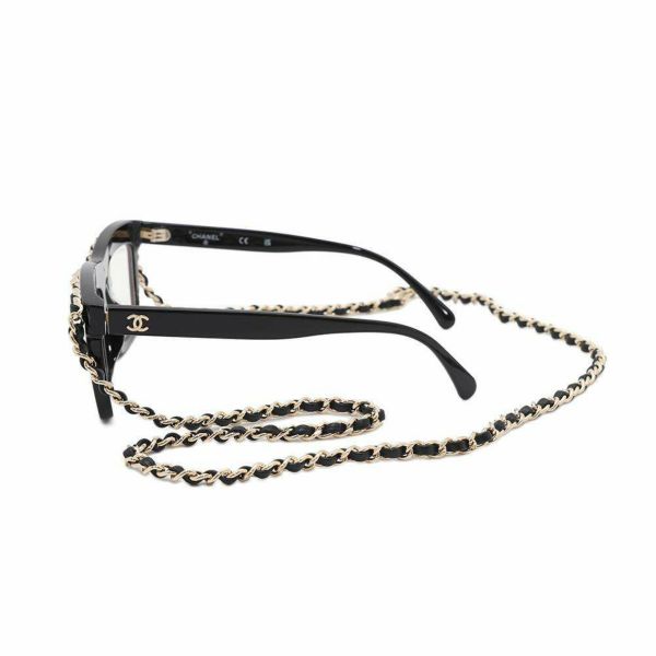 シャネル メガネ レクタングル シェイプ ブルーライトカット アイウェア A71627 CHANEL チェーン