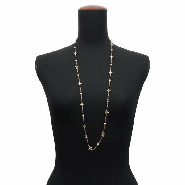 ルイヴィトン ロングネックレス ソートワール ルイザ フェイクパール M01579 LOUIS VUITTON アクセサリー