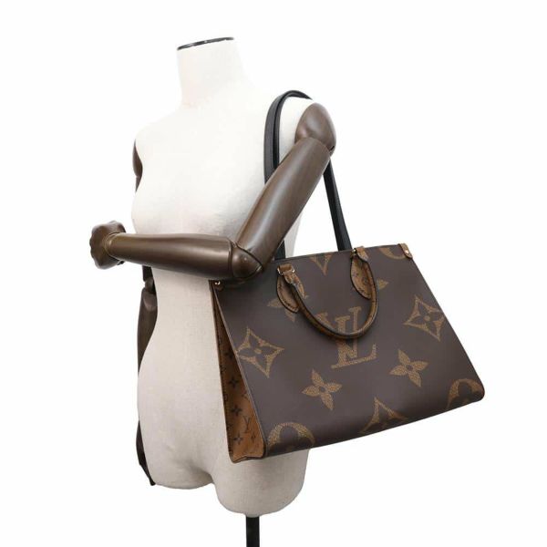 ルイヴィトン トートバッグ モノグラム・リバース ジャイアント オンザゴーMM M45321 LOUIS VUITTON ハンドバッグ