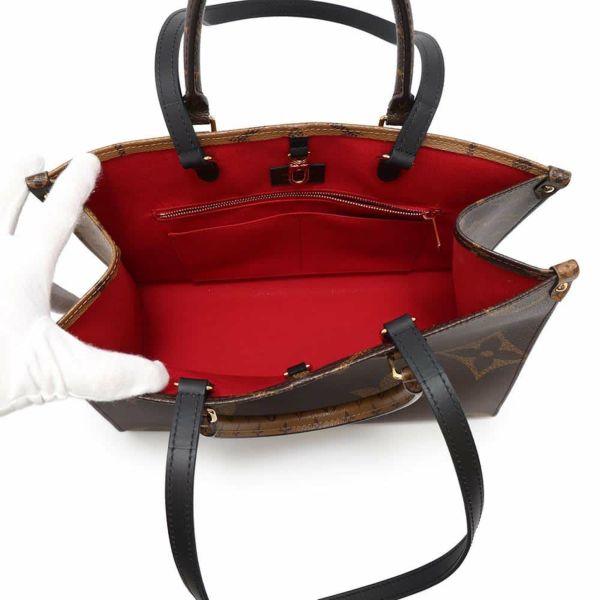 ルイヴィトン トートバッグ モノグラム・リバース ジャイアント オンザゴーMM M45321 LOUIS VUITTON ハンドバッグ