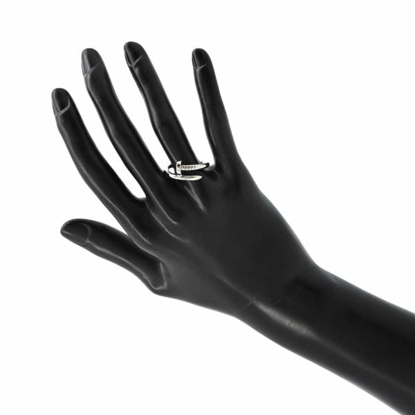 カルティエ リング ジュストアンクル K18WGホワイトゴールド クラシックモデル リングサイズ54 B4099200 Cartier 指輪