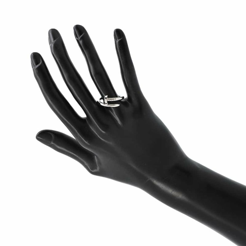 カルティエ リング ジュストアンクル K18WGホワイトゴールド クラシックモデル リングサイズ54 B4099200 Cartier 指輪