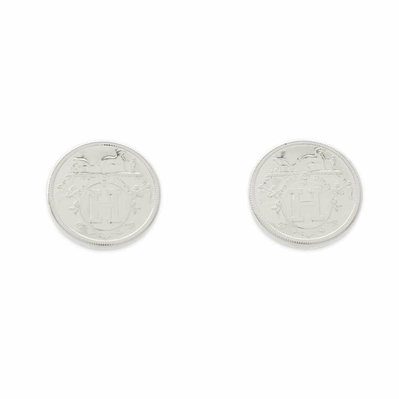 エルメス ピアス エクスリブリスTPM SV925シルバー HERMES ジュエリー