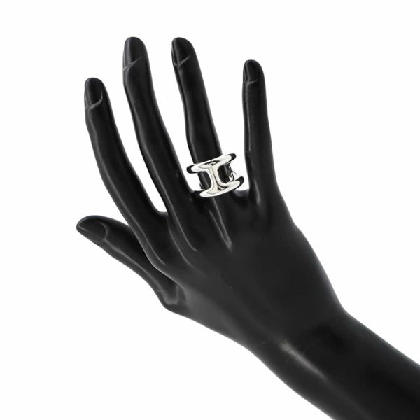 エルメス リング オスモズGM Osmose SV925シルバー リングサイズ52 HERMES ジュエリー 指輪