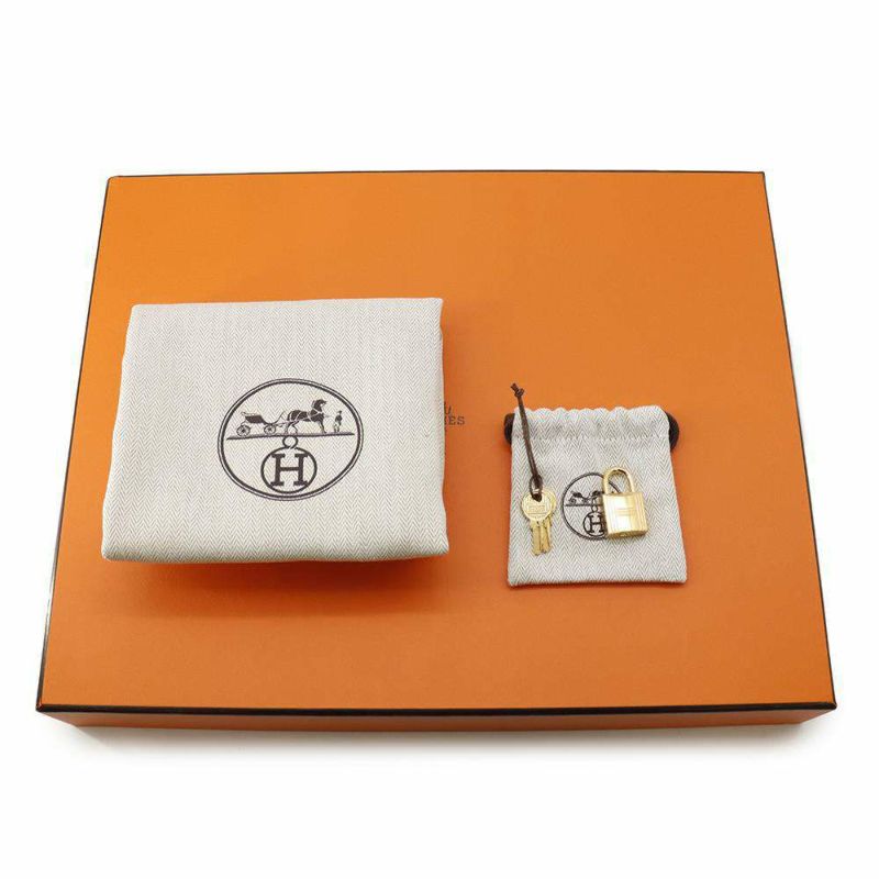 エルメス ハンドバッグ ピコタンロックMM ブラック/ゴールド金具 トリヨンクレマンス W刻印 黒