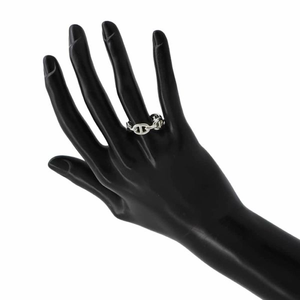 エルメス リング シェーヌダンクル アンシェネPM SV925シルバー リングサイズ58 HERMES ジュエリー