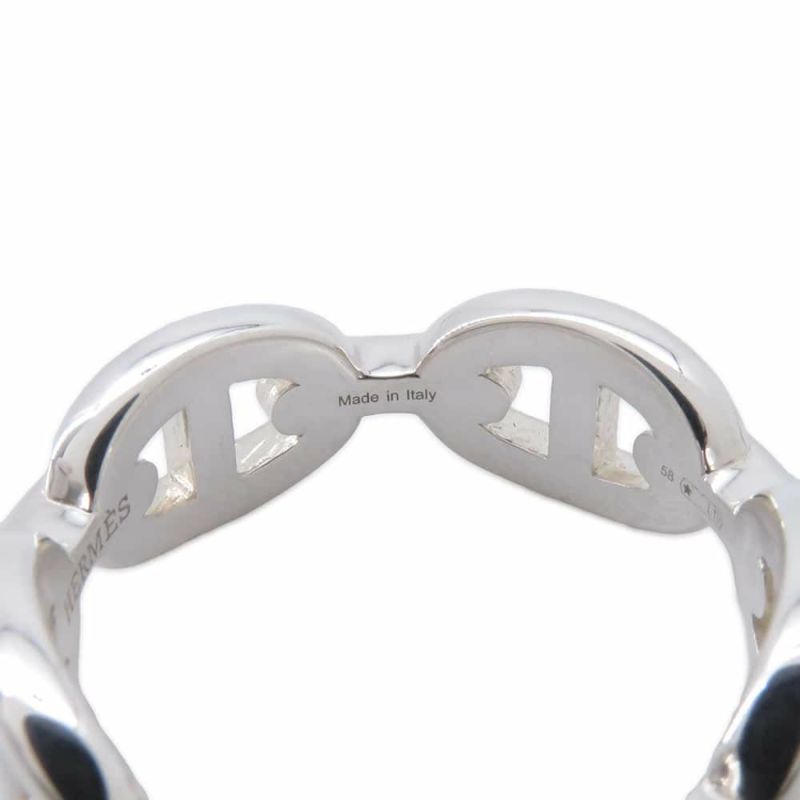 エルメス リング シェーヌダンクル アンシェネPM SV925シルバー リングサイズ58 HERMES ジュエリー