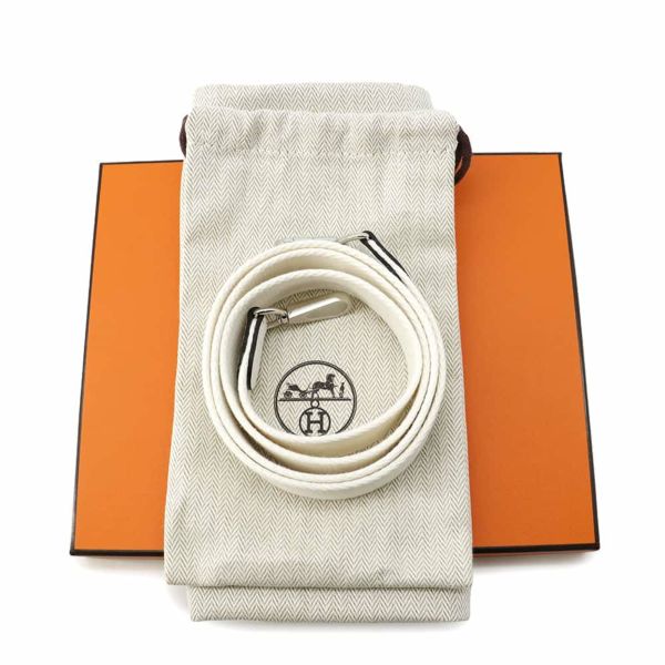 エルメス エブリンTPM アマゾン ニューホワイト/シルバー金具 トリヨンクレマンス W刻印 白