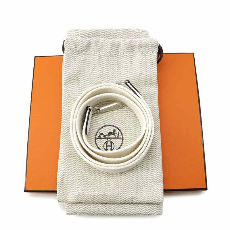 エルメス エブリンTPM アマゾン ニューホワイト/シルバー金具 トリヨンクレマンス W刻印 白