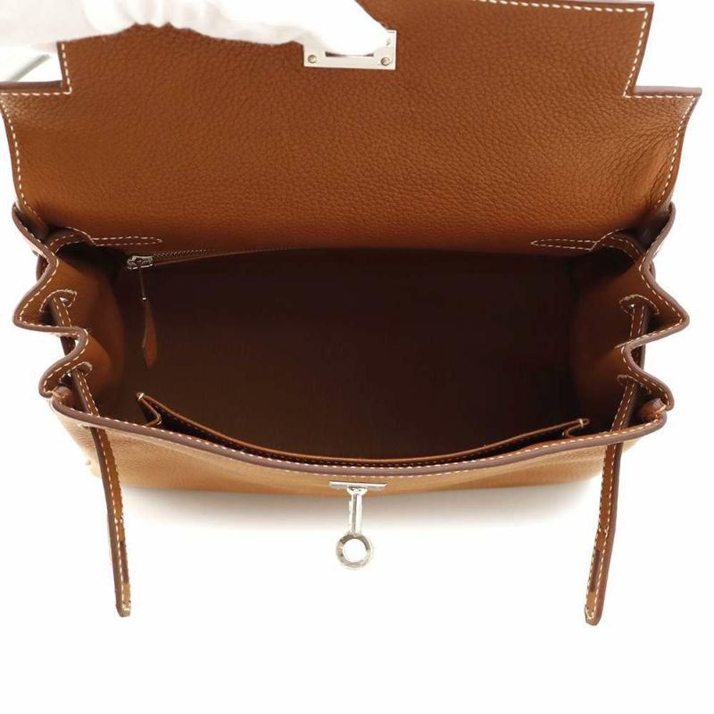 エルメス ハンドバッグ ケリー25 内縫い フォーブ/シルバー金具 バレニアフォーブル W刻印 2wayショルダー