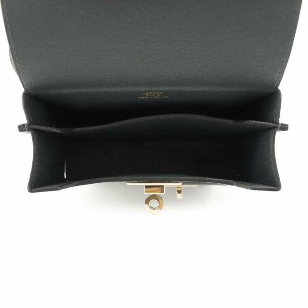 エルメス ショルダーバッグ ケリーマルチポケット グリミスティ/シャンパンゴールド金具 エプソン W刻印