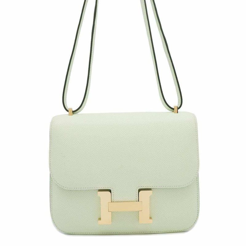 エルメス ミニ コンスタンス3 ミロワール ヴェールフィズ/ゴールド金具 エプソン B刻印