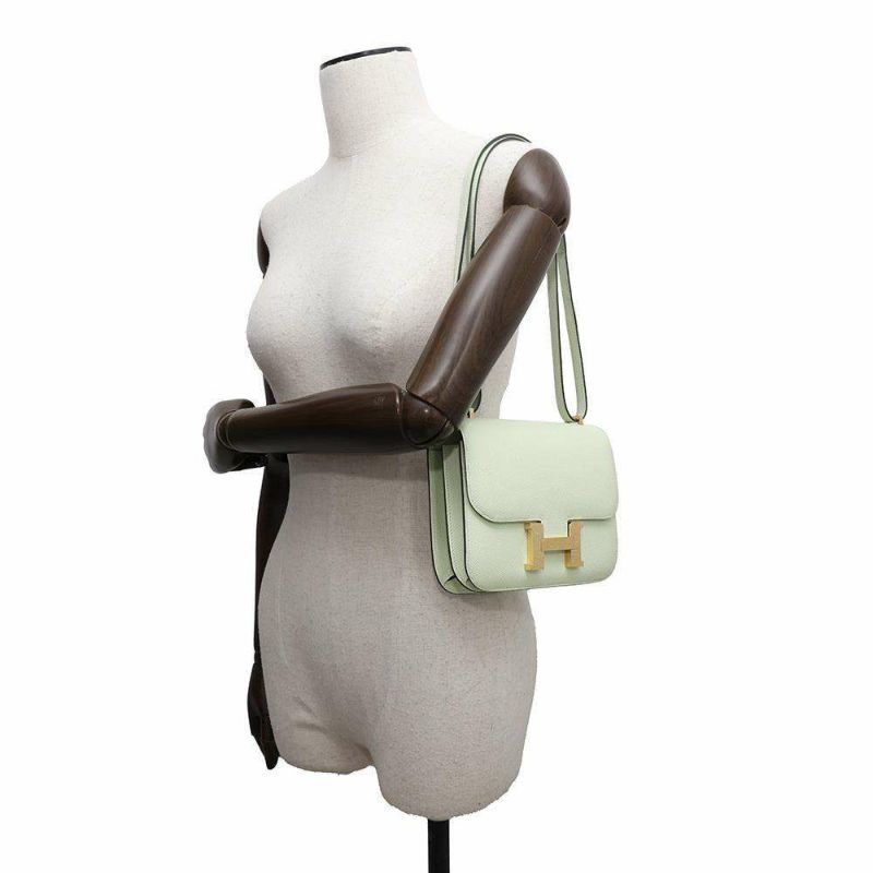 エルメス ミニ コンスタンス3 ミロワール ヴェールフィズ/ゴールド金具 エプソン B刻印