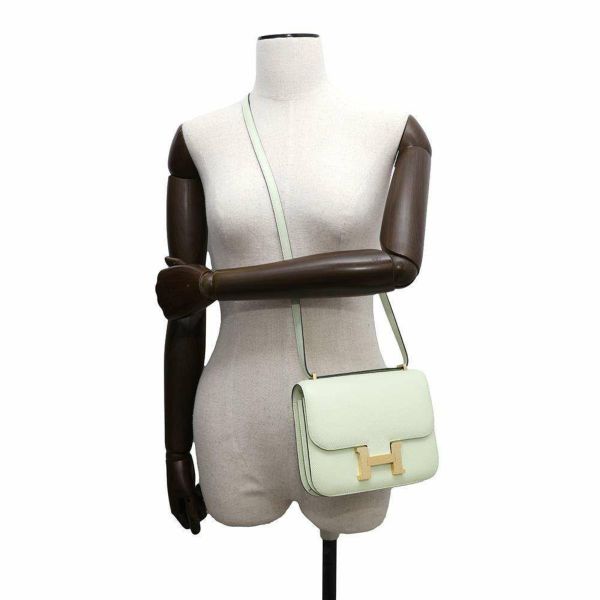 エルメス ミニ コンスタンス3 ミロワール ヴェールフィズ/ゴールド金具 エプソン B刻印