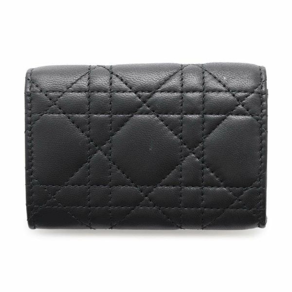 クリスチャン・ディオール コインケース ジョリー Jolie Glycine ウォレット カナージュ ラムスキン S3102UNJB_M900 黒