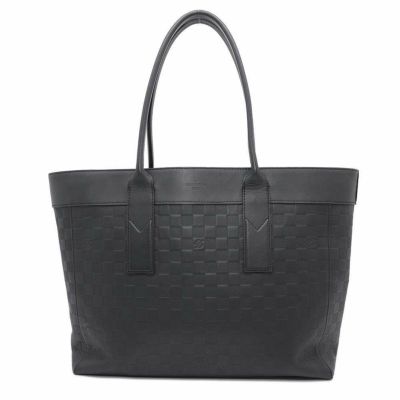 ルイヴィトン トートバッグ ダミエ・アンフィニ カバ・ヴォワヤージュ N42239 LOUIS VUITTON バッグ ショルダー ブラック 黒 安心保証