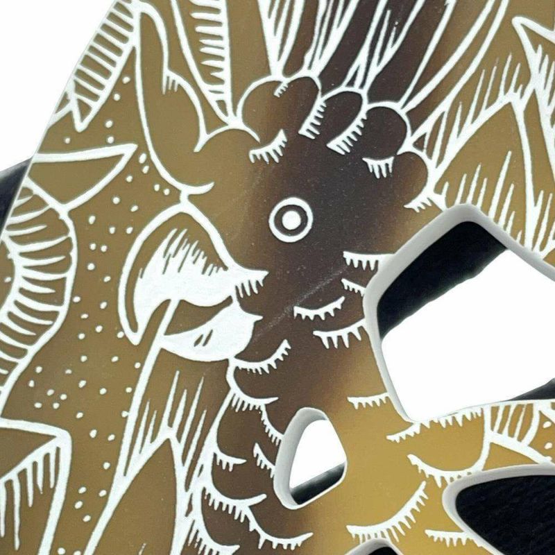 エルメス ネックレス リフト GM アニマルカモフラージュ バード 鳥 バッファローホーン HERMES アクセサリー ペンダント 白