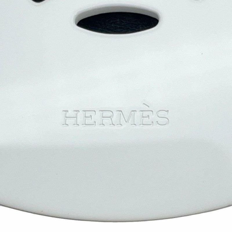 エルメス ネックレス リフト GM アニマルカモフラージュ バード 鳥 バッファローホーン HERMES アクセサリー ペンダント 白