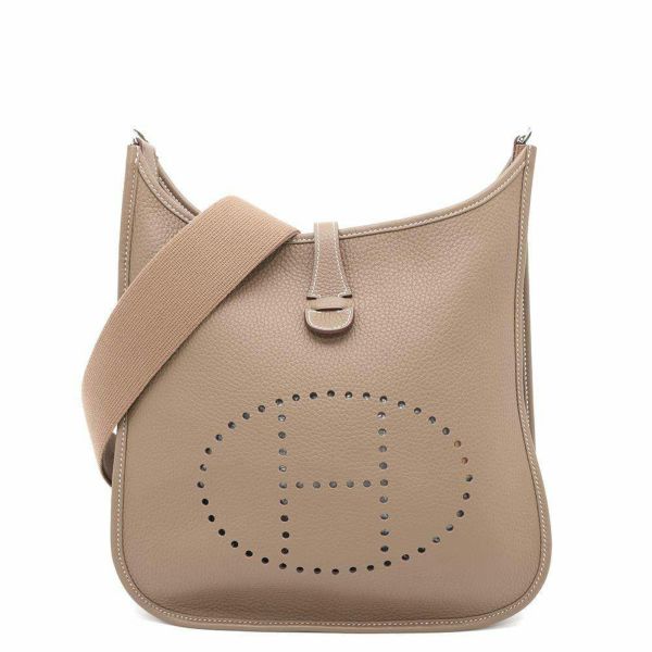 エルメス ショルダーバッグ エブリン3 PM エトゥープ/シルバー金具 トリヨンクレマンス W刻印