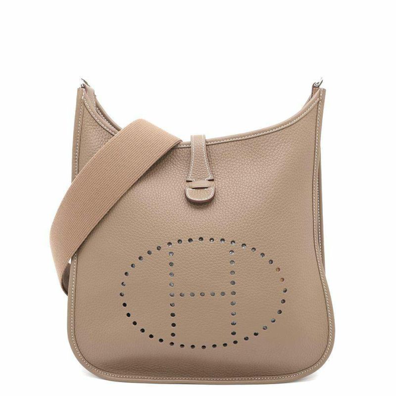 エルメス ショルダーバッグ エブリン3 PM エトゥープ/シルバー金具 トリヨンクレマンス W刻印