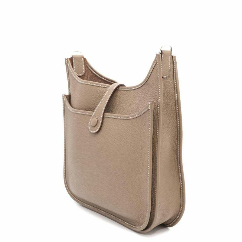 エルメス ショルダーバッグ エブリン3 PM エトゥープ/シルバー金具 トリヨンクレマンス W刻印