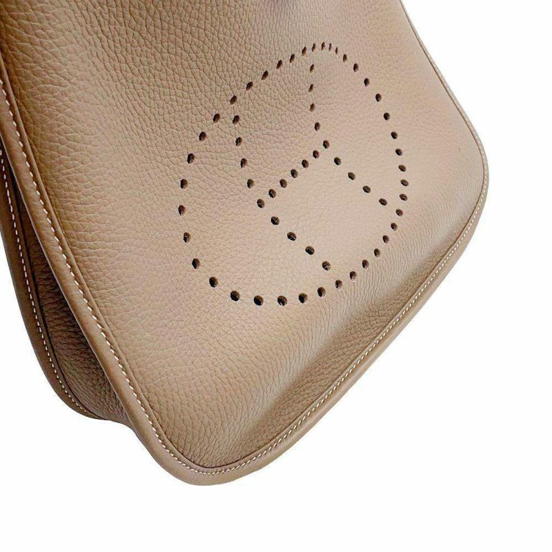 エルメス ショルダーバッグ エブリン3 PM エトゥープ/シルバー金具 トリヨンクレマンス W刻印