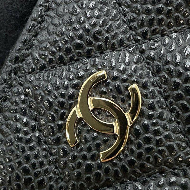 シャネル 長財布 クラシック ロング ジップ ウォレット ココマーク キャビアスキン マトラッセ AP0242 CHANEL 黒