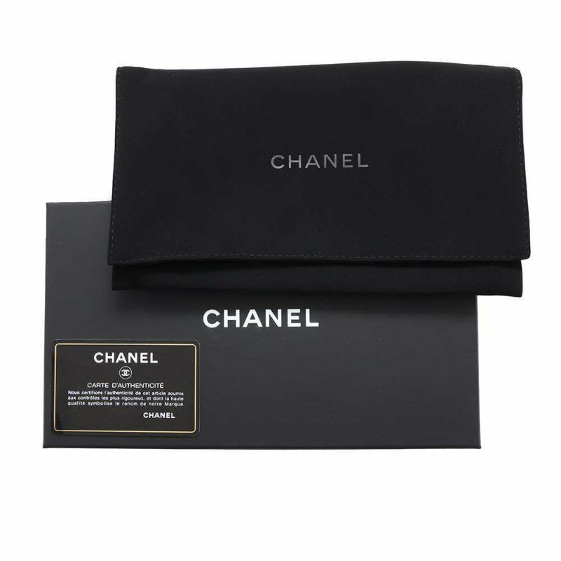 シャネル 長財布 クラシック ロング ジップ ウォレット ココマーク ラムスキン マトラッセ AP0242 CHANEL 黒