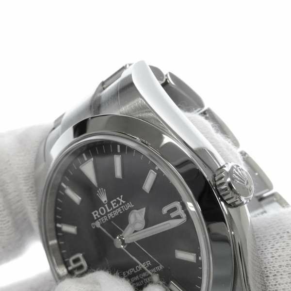 ロレックス エクスプローラー1 ランダムシリアル ルーレット 214270 ROLEX 腕時計 黒文字盤