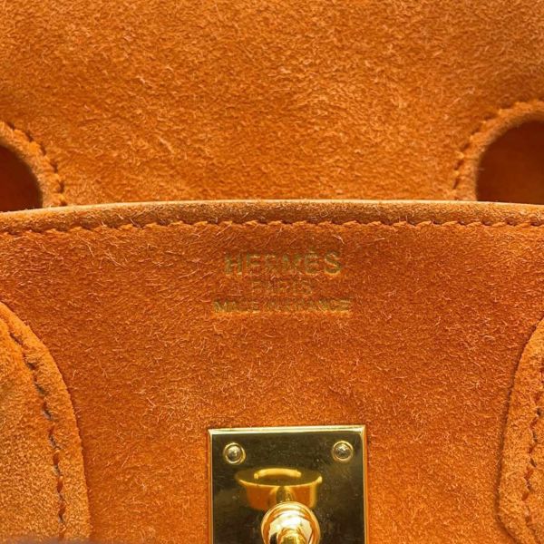 エルメス バーキン25 オレンジ/ゴールド金具 ドブリス □H刻印 HERMES Birkin ハンドバッグ