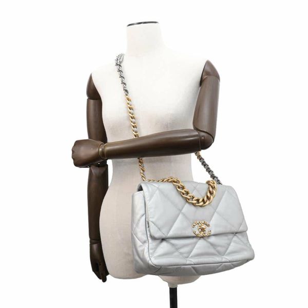 シャネル チェーンショルダーバッグ 19 ラージ ラムスキン AS1161 CHANEL バッグ 2wayハンドバッグ