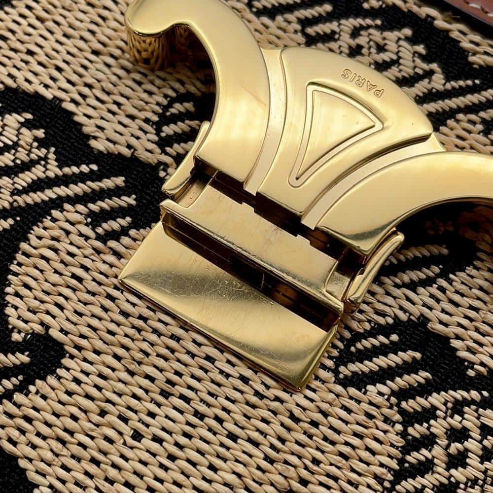 セリーヌ ショルダーバッグ クラシック トリオンフ ラフィア 191242EBO CELINE バッグ