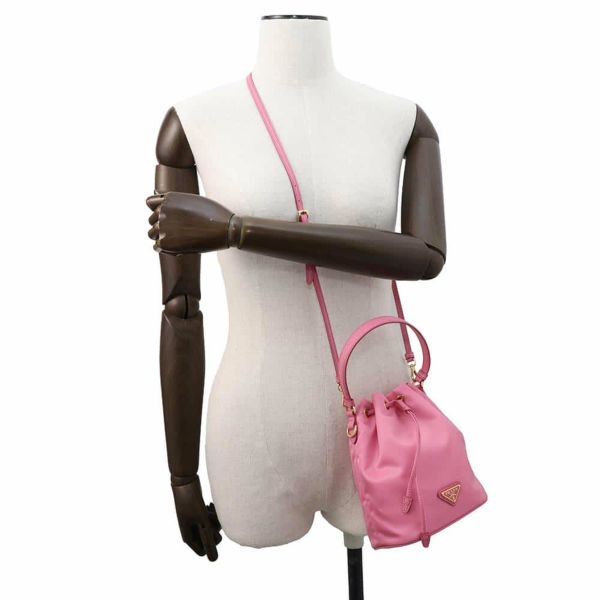 プラダ ハンドバッグ 巾着 ナイロン 1BE067 PRADA 2wayショルダーバッグ