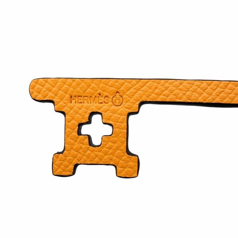 エルメス キーホルダー プティアッシュ 鍵 マルチカラー/シルバー金具 エプソン
