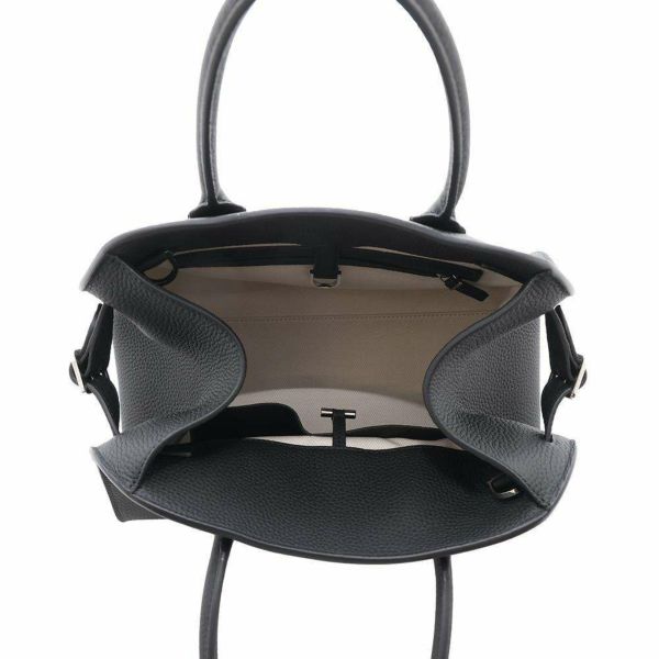 ザ ロウ ハンドバッグ ソフトマルゴー12 カーフレザー W1586 THE ROW 2wayバッグ 黒