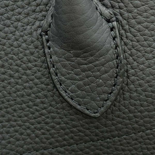 ザ ロウ ハンドバッグ ソフトマルゴー12 カーフレザー W1586 THE ROW 2wayバッグ 黒