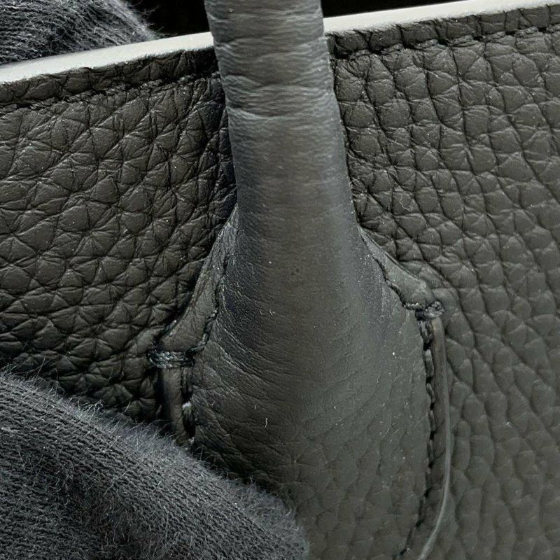 ザ ロウ ハンドバッグ ソフトマルゴー12 カーフレザー W1586 THE ROW 2wayバッグ 黒