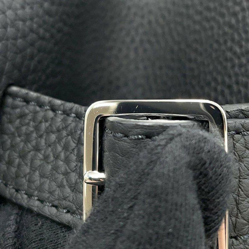 ザ ロウ ハンドバッグ ソフトマルゴー12 カーフレザー W1586 THE ROW 2wayバッグ 黒