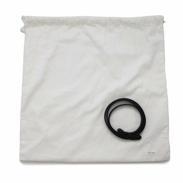 ザ ロウ ハンドバッグ ソフトマルゴー12 カーフレザー W1586 THE ROW 2wayバッグ 黒