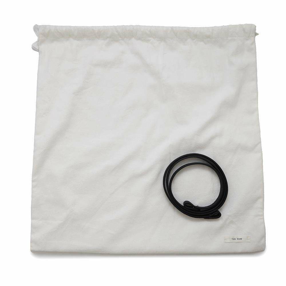 ザ ロウ ハンドバッグ ソフトマルゴー12 カーフレザー W1586 THE ROW 2wayバッグ 黒