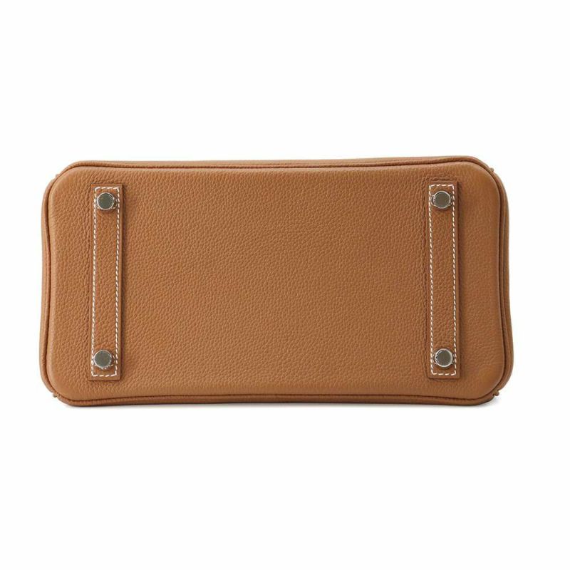 エルメス バーキン25 ゴールド/シルバー金具 トゴ Z刻印 HERMES Birkin ハンドバッグ