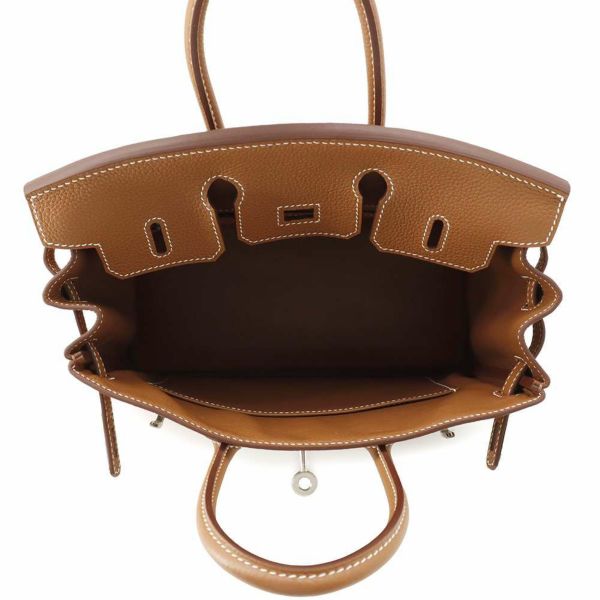 エルメス バーキン25 ゴールド/シルバー金具 トゴ Z刻印 HERMES Birkin ハンドバッグ