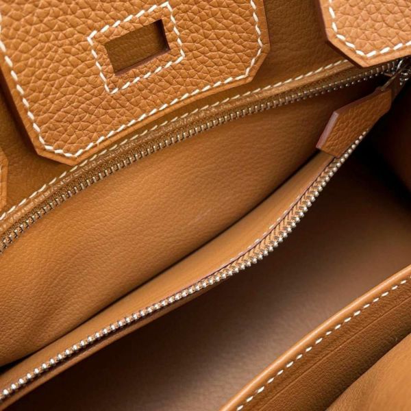 エルメス バーキン25 ゴールド/シルバー金具 トゴ Z刻印 HERMES Birkin ハンドバッグ