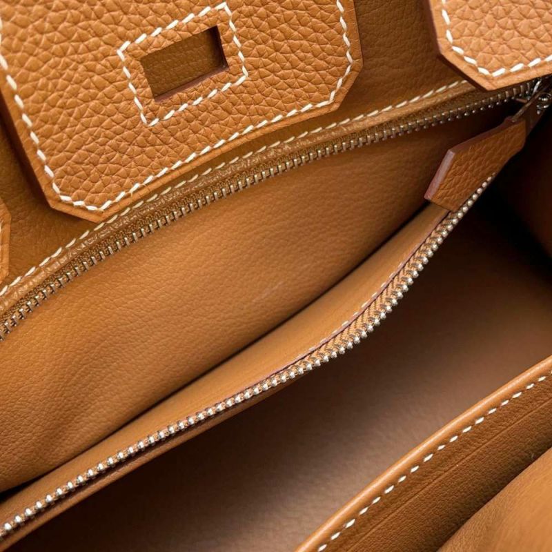 エルメス バーキン25 ゴールド/シルバー金具 トゴ Z刻印 HERMES Birkin ハンドバッグ