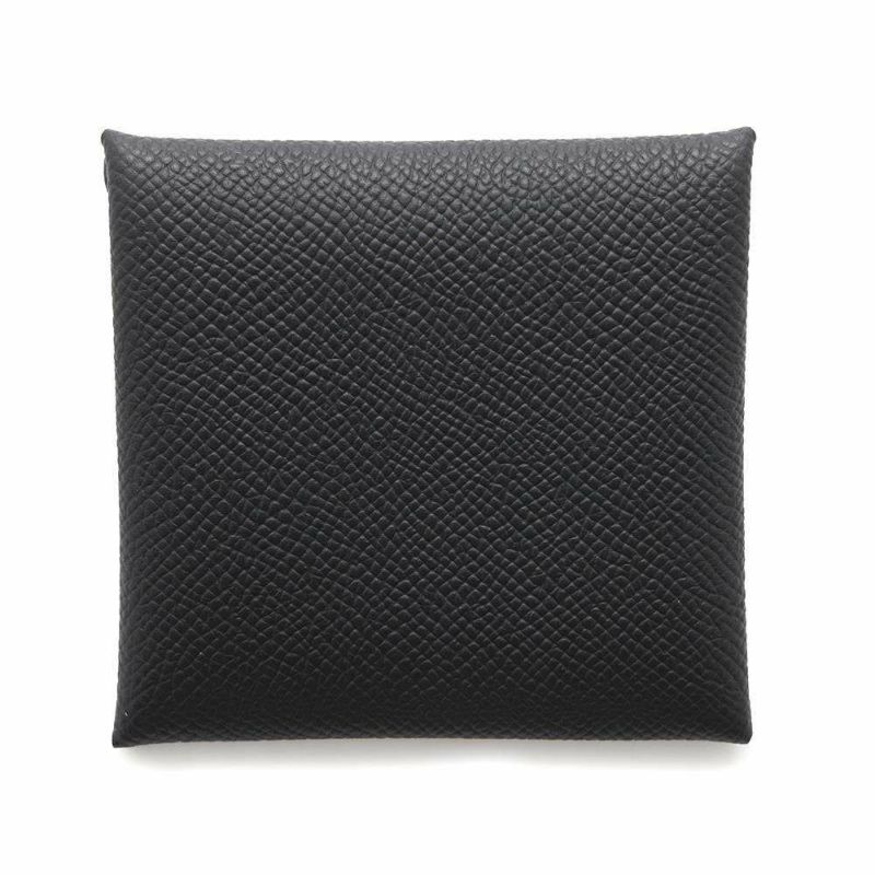 エルメス コインケース バスティア ブラック エプソン W刻印 HERMES 財布