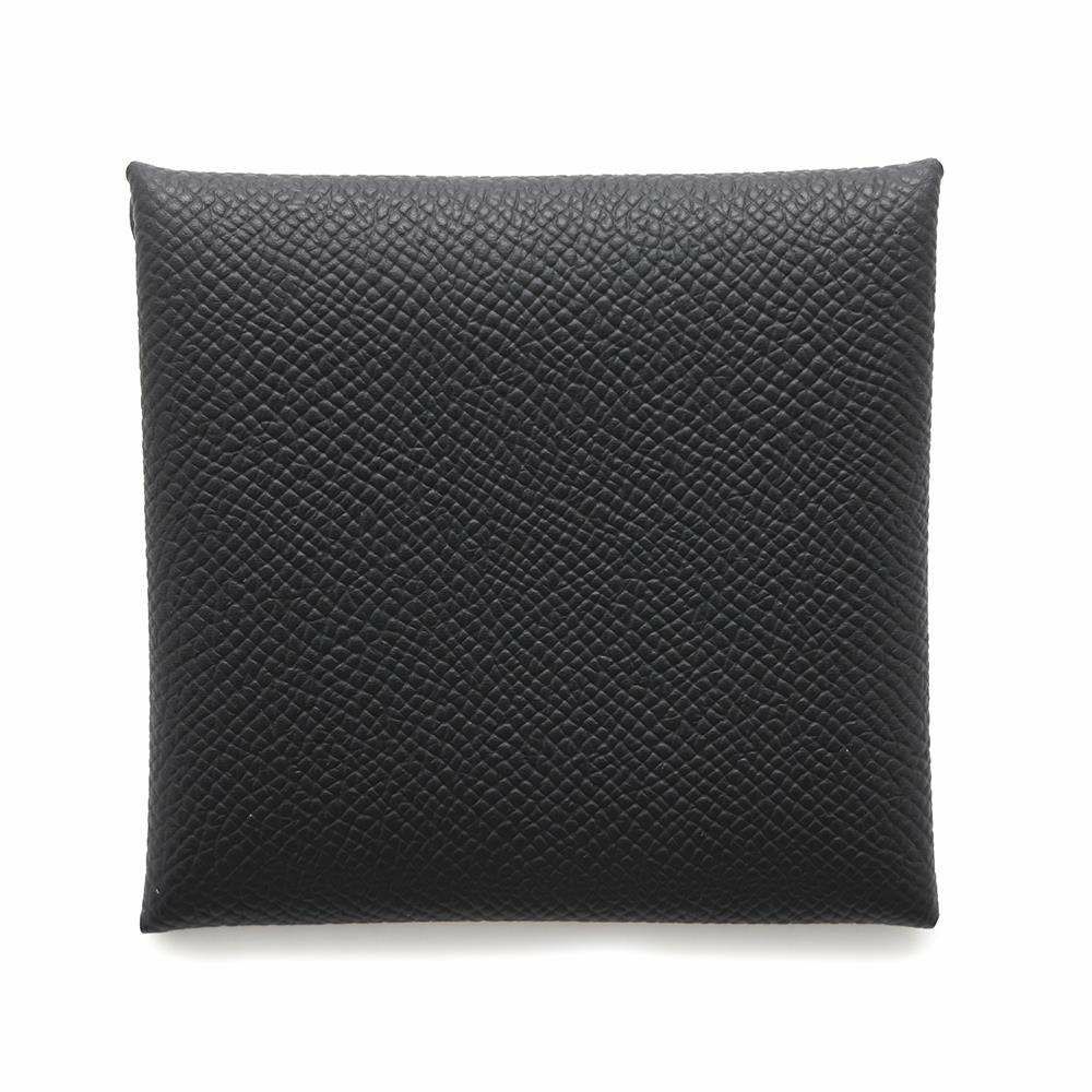 エルメス コインケース バスティア ブラック エプソン W刻印 HERMES 財布