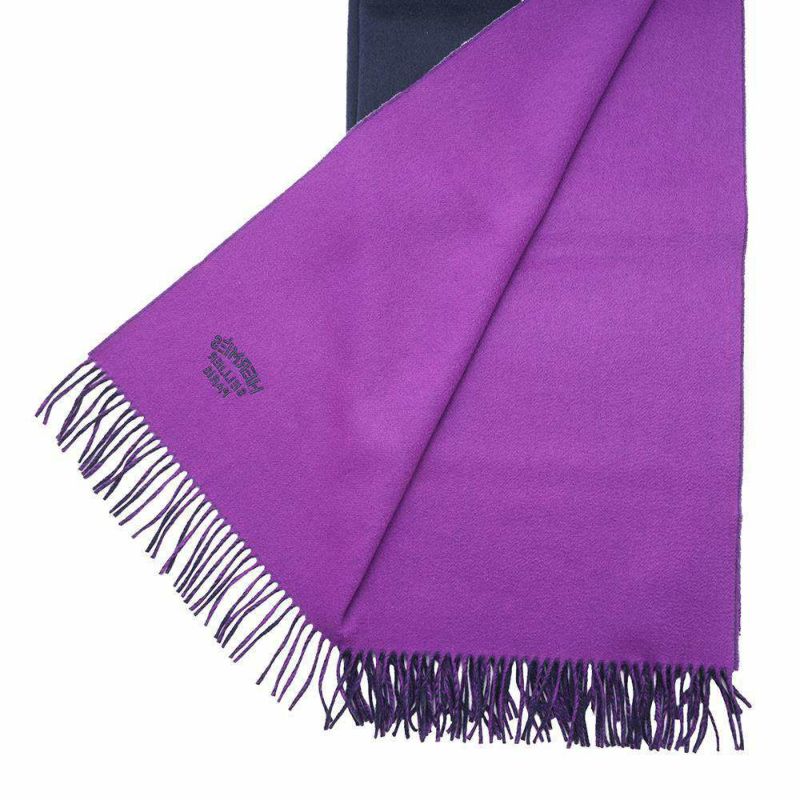 エルメス マフラー ストール ダブルフェイス カシミヤ HERMES